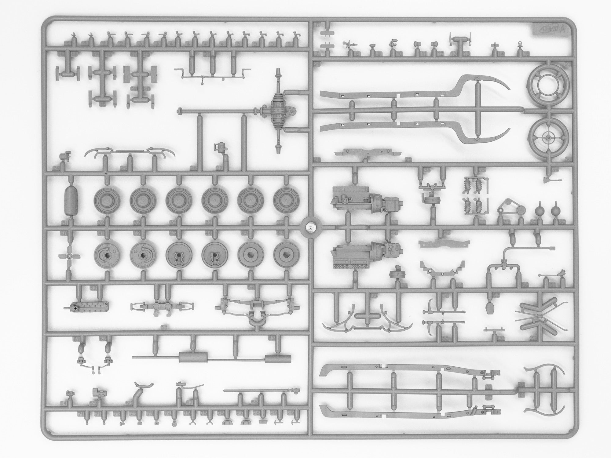 ICM 35537 Plastic model kit Scale 1:35 Typ 320 W142 Saloon WWII German Staff Car