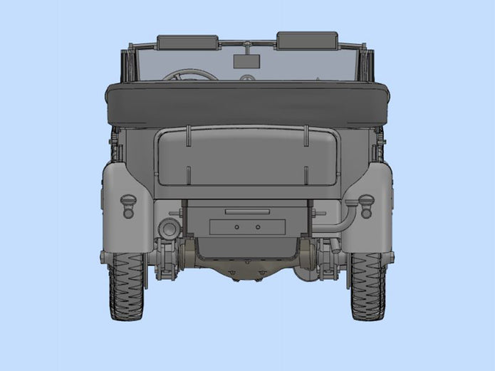 ICM 35538 Plastic model kit Scale 1:35 Typ G4 (Kfz.21) WWII German staff car