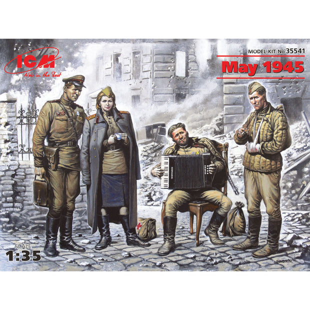 ICM 35541 Plastic model figures kit Scale 1:35 May, 1945 - modelling kit