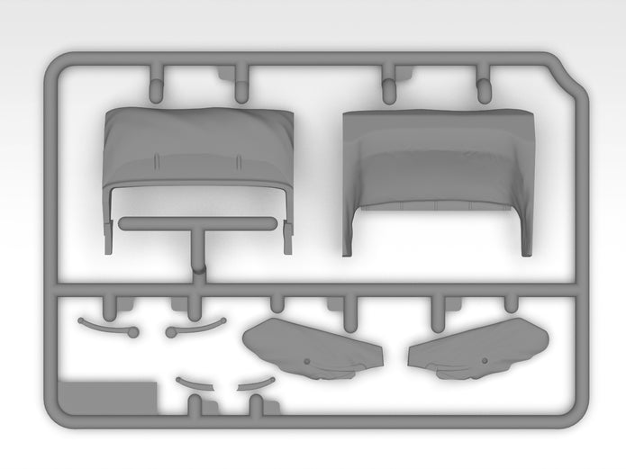 Typ 320 (W142) Cabriolet B German Passenger Car Scale 1:35 ICM35543 Plastic Model Car Kit