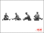 ICM 35561 Plastic model kit figures Scale 1:35 WWII German patrol, 1939-1942