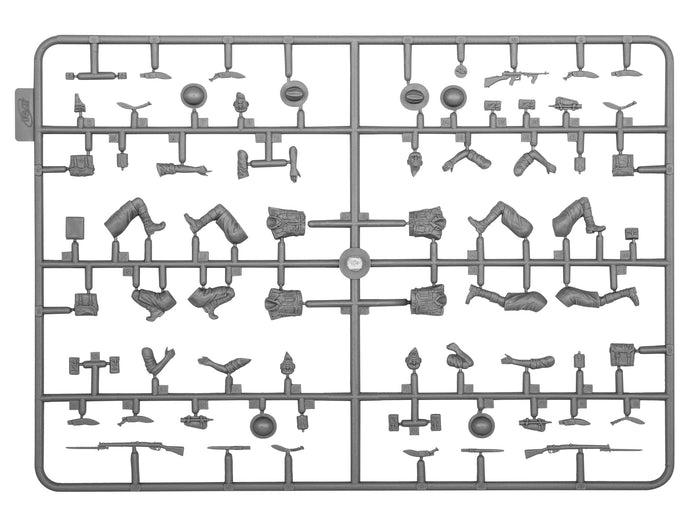 ICM 35563 Scale model kit figures 1:35 Gurkha Rifles (1942-1944) - modelling kit