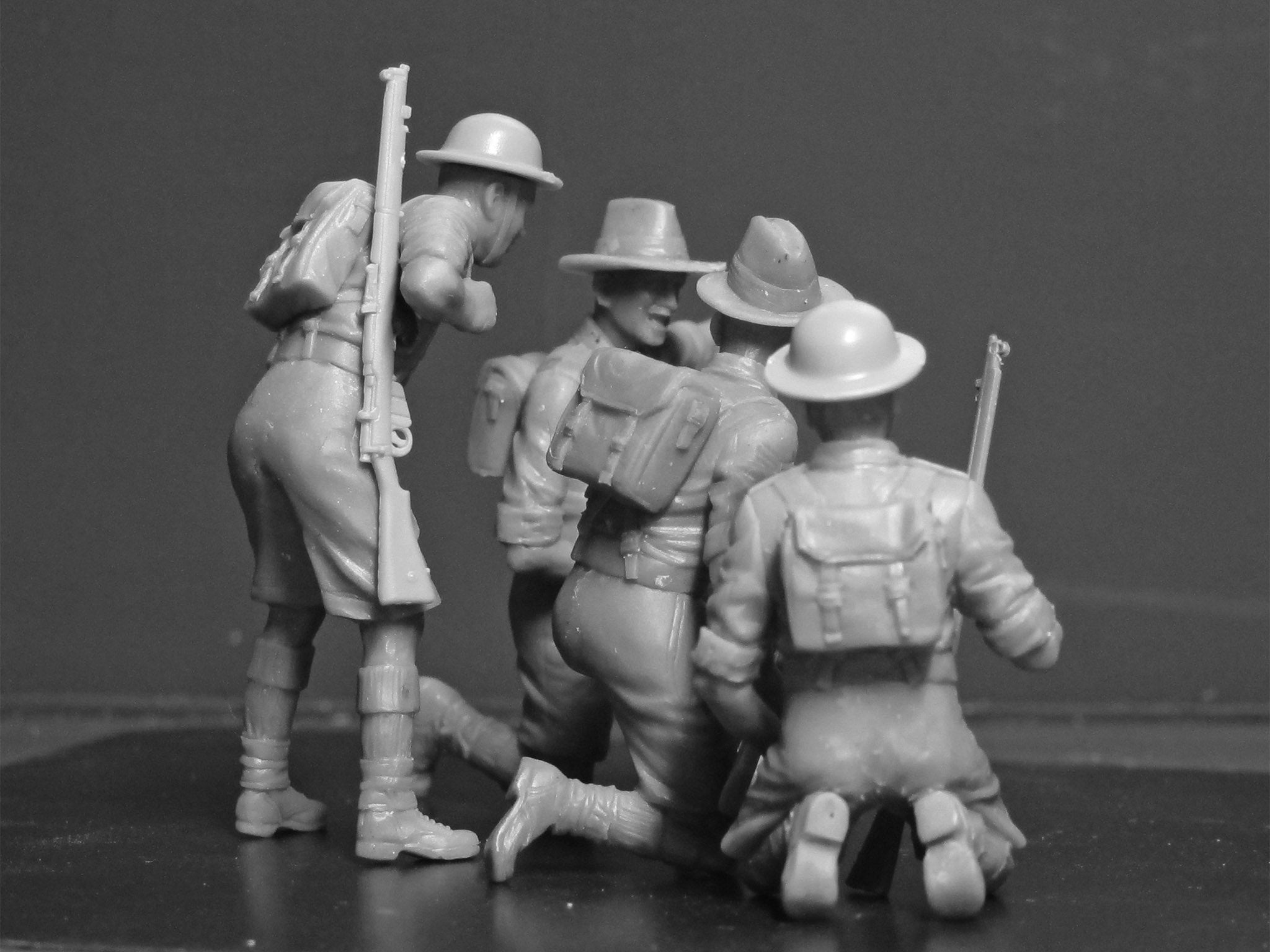 ICM 35563 Scale model kit figures 1:35 Gurkha Rifles (1942-1944) - modelling kit
