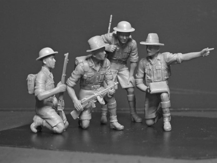 ICM 35563 Scale model kit figures 1:35 Gurkha Rifles (1942-1944) - modelling kit