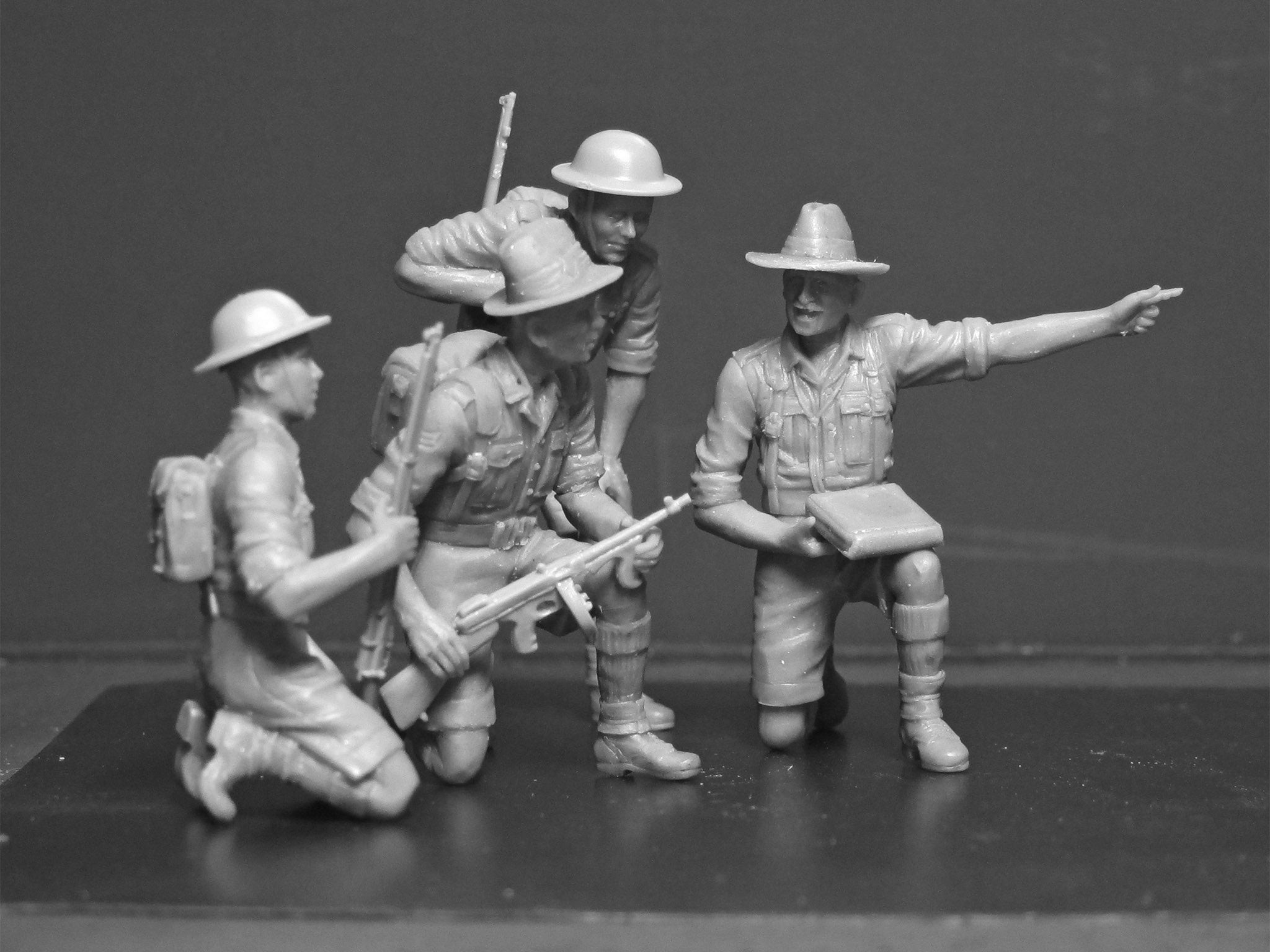 ICM 35563 Scale model kit figures 1:35 Gurkha Rifles (1942-1944) - modelling kit