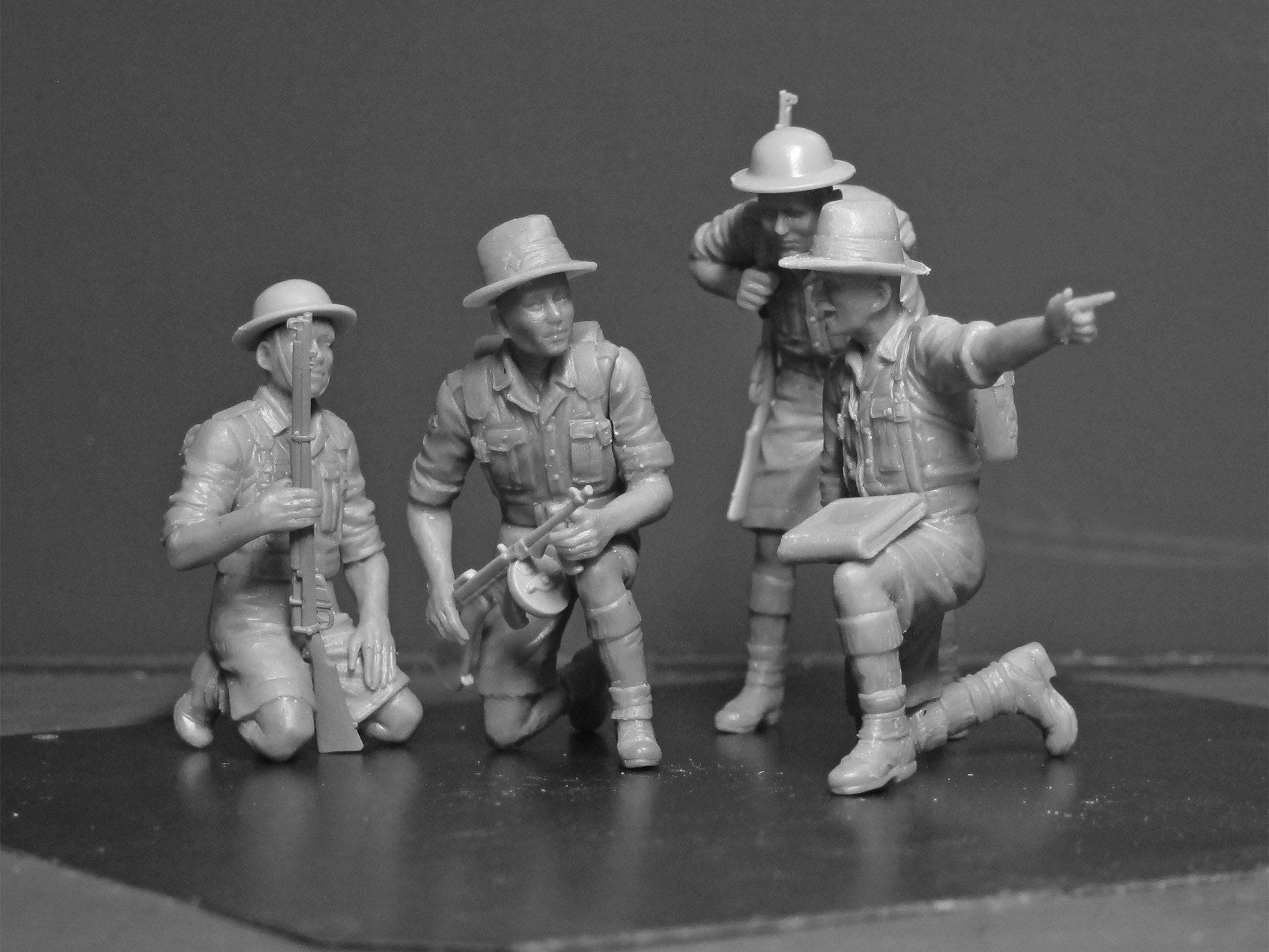 ICM 35563 Scale model kit figures 1:35 Gurkha Rifles (1942-1944) - modelling kit