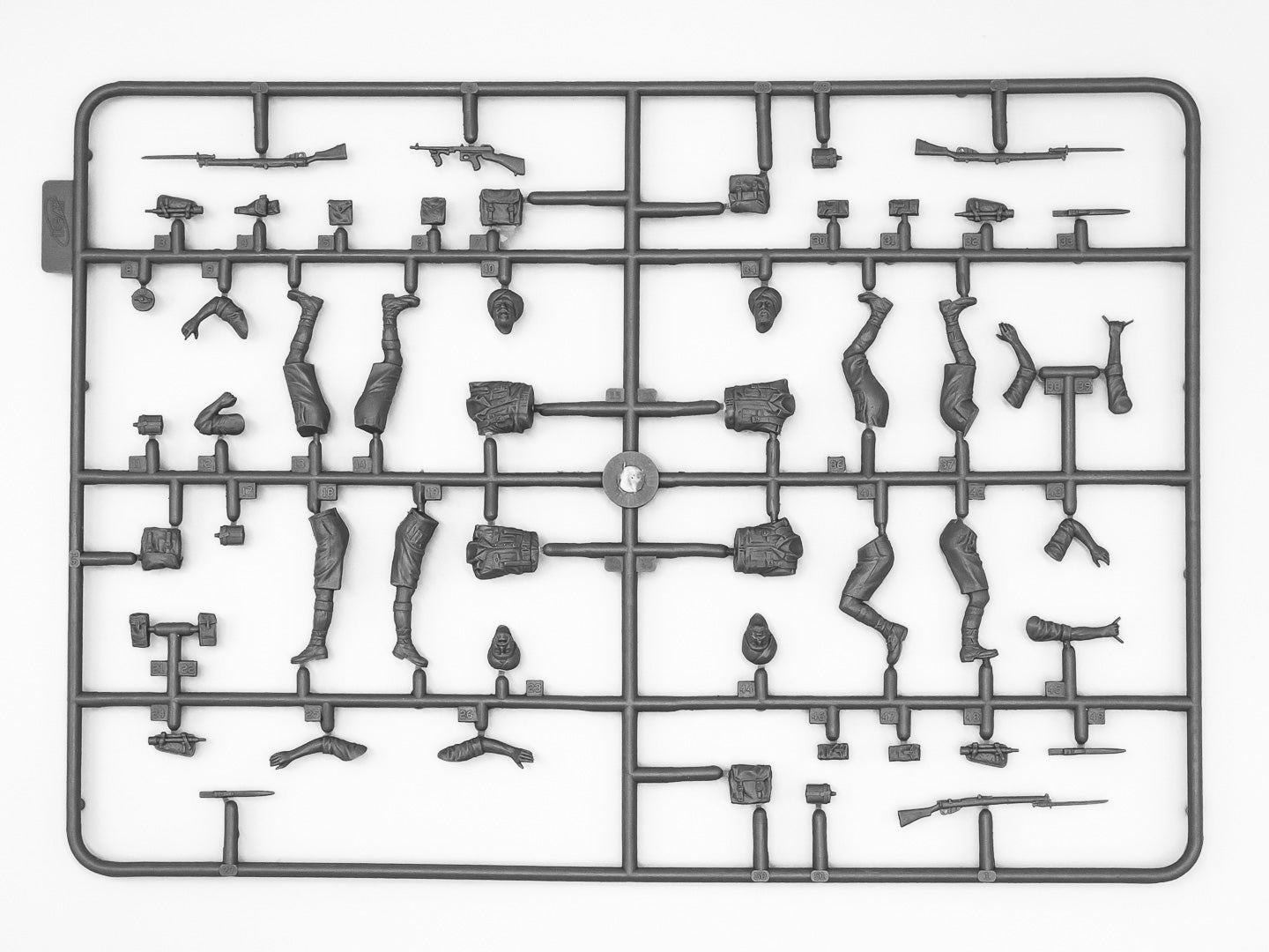 ICM 35564 Plastic model kit Scale 1:35 Indian Sikh Rifles (1942) (4 figures)