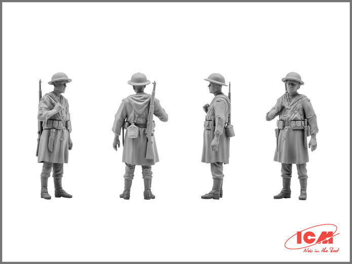 ICM 35565 Plastic model kit Scale 1:35 Moroccan Goumier Rifles (1943) 4 figures