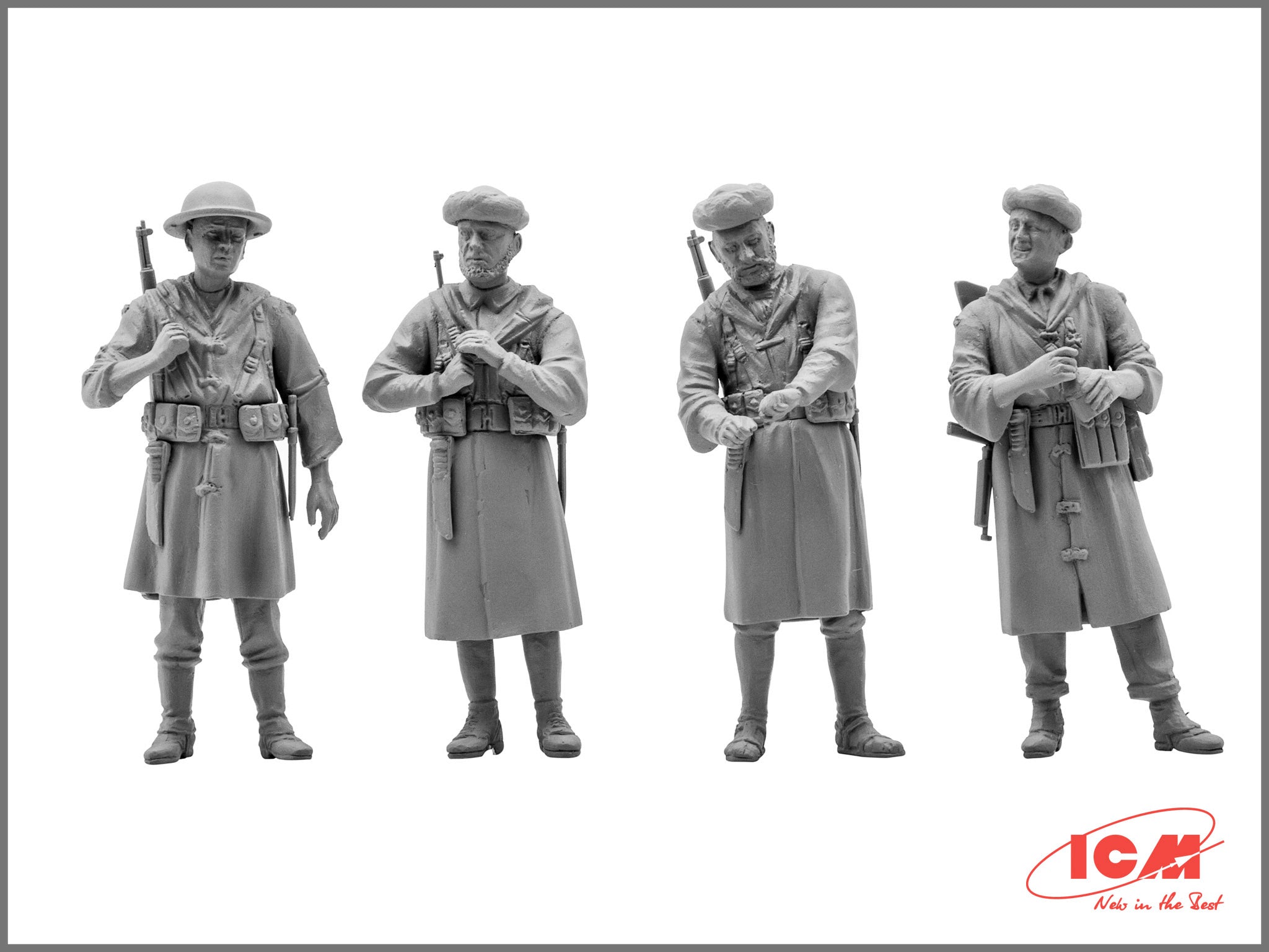 ICM 35565 Plastic model kit Scale 1:35 Moroccan Goumier Rifles (1943) 4 figures