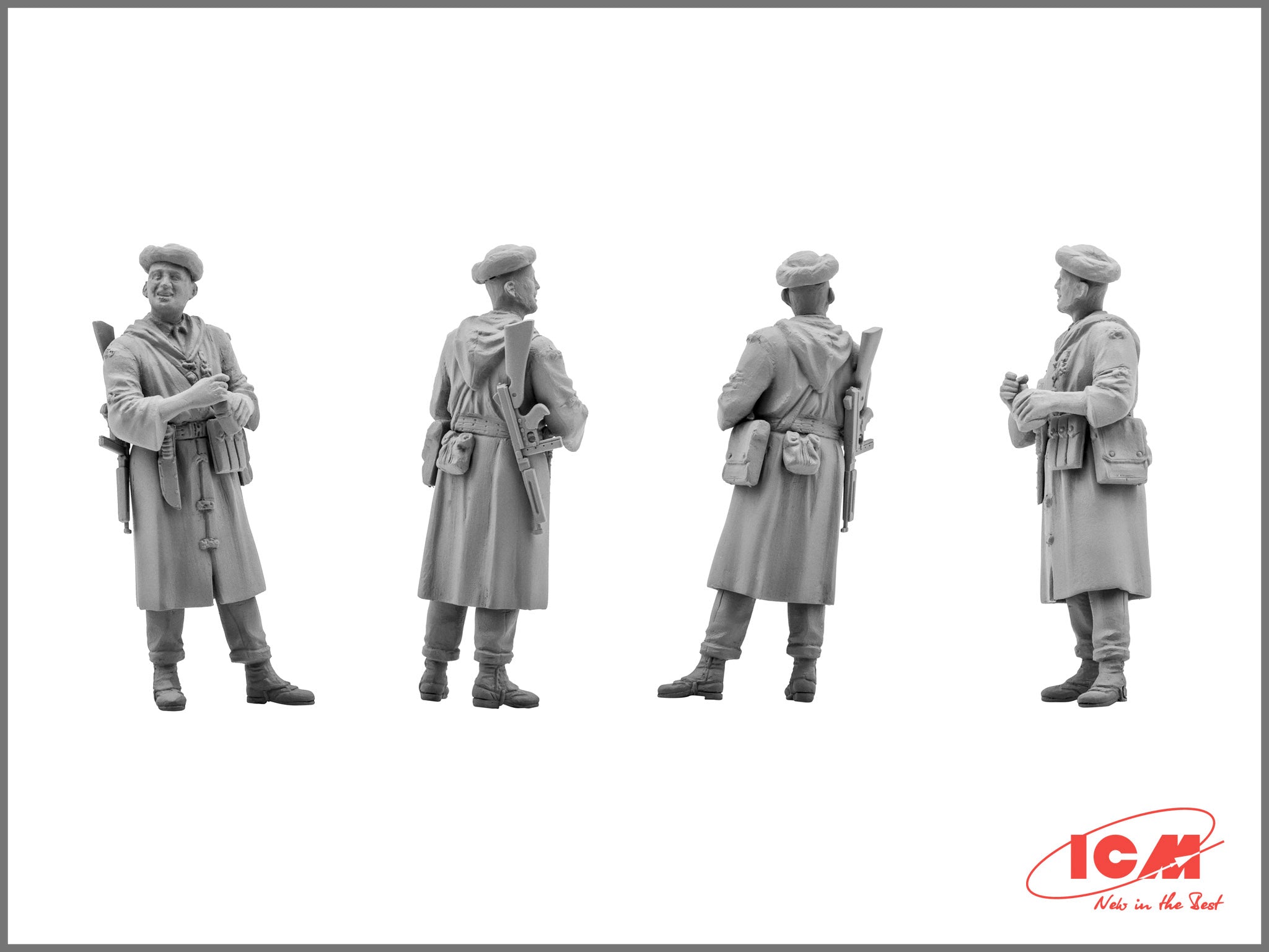 ICM 35565 Plastic model kit Scale 1:35 Moroccan Goumier Rifles (1943) 4 figures