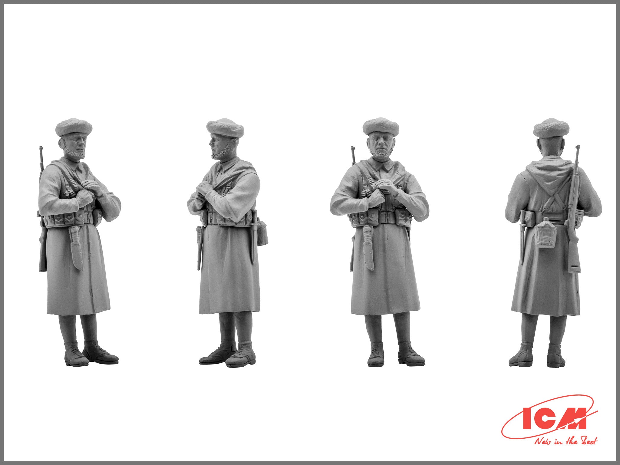 ICM 35565 Plastic model kit Scale 1:35 Moroccan Goumier Rifles (1943) 4 figures