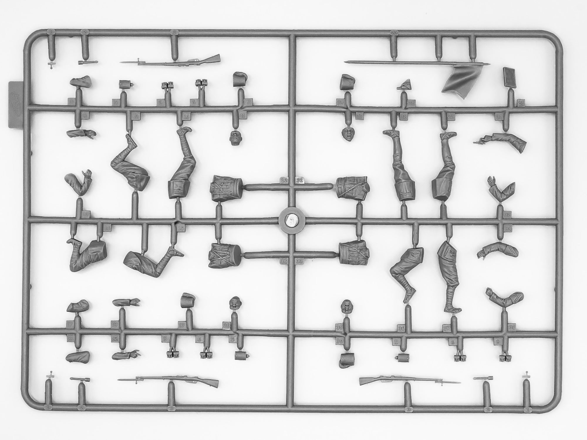ICM 35567 model kit 1:35 Eritrean battalions the Italian Сolonial Army 1939-1940