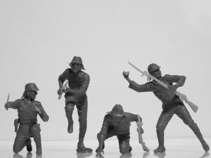 ICM 35568 Plastic model kit Scale figures 1:35 Japan infantry, 1942-1945