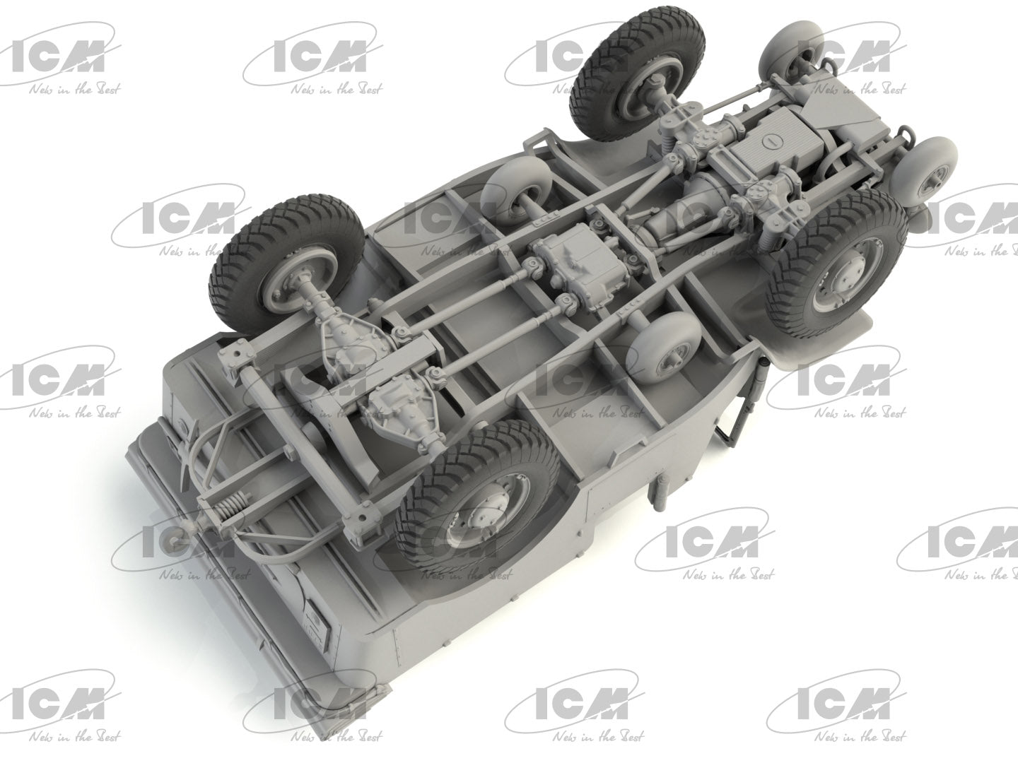 ICM 35570 Scale model kit 1:35 Laffly V15T, WWII French Artillery Towing Vehicle