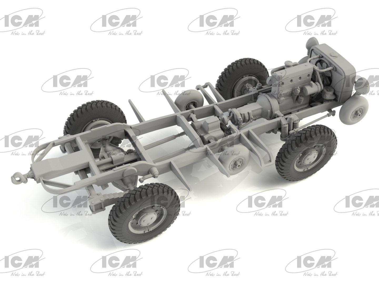 ICM 35570 Scale model kit 1:35 Laffly V15T, WWII French Artillery Towing Vehicle