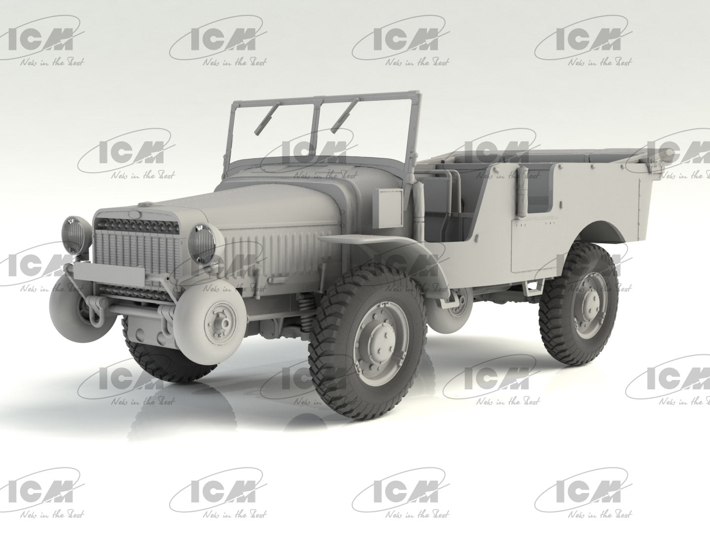 ICM 35570 Scale model kit 1:35 Laffly V15T, WWII French Artillery Towing Vehicle