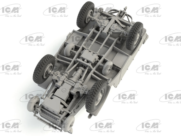 ICM 35570 Scale model kit 1:35 Laffly V15T, WWII French Artillery Towing Vehicle