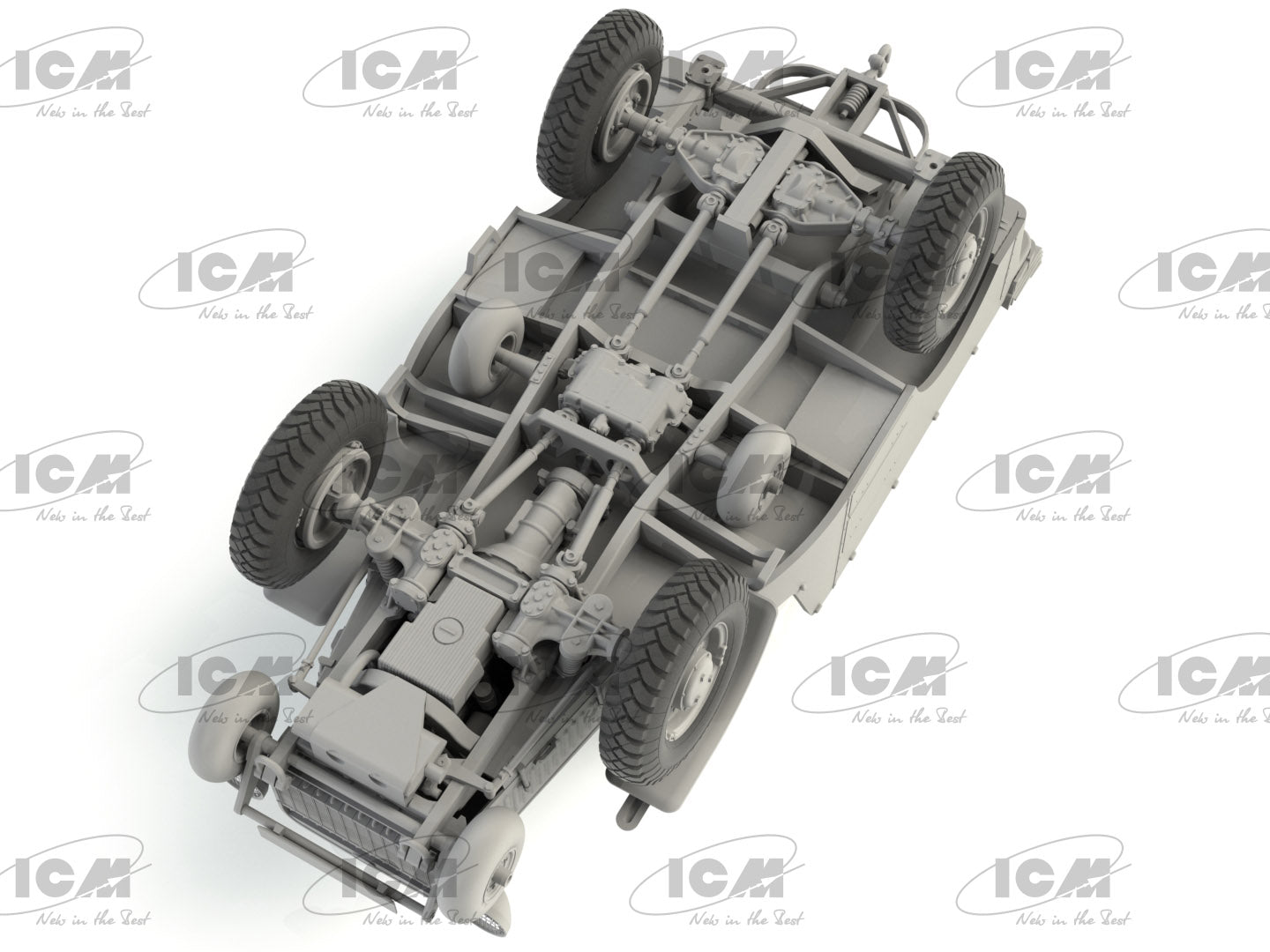 ICM 35570 Scale model kit 1:35 Laffly V15T, WWII French Artillery Towing Vehicle