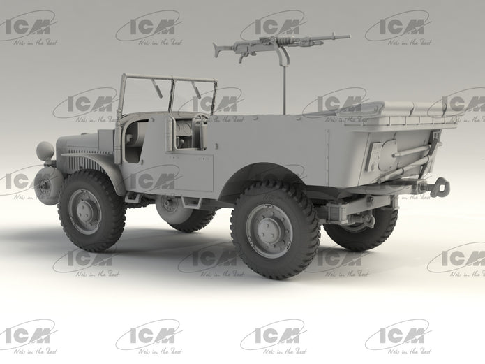 ICM 35572 Scale model kit 1:35 Laffly V15T, WWII French Artillery Towing Vehicle