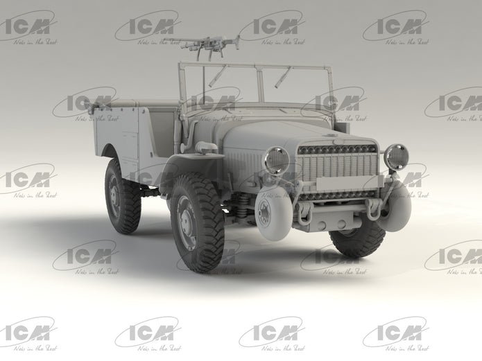 ICM 35572 Scale model kit 1:35 Laffly V15T, WWII French Artillery Towing Vehicle