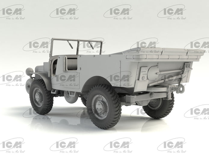 ICM 35573 Plastic model car kit 1:35 Laffly (f) Typ V15T modelling plastic kits