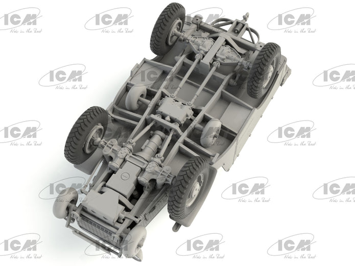 ICM 35573 Plastic model car kit 1:35 Laffly (f) Typ V15T modelling plastic kits