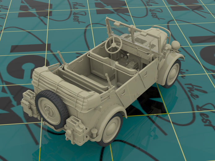 ICM 35581 model kit 1:35 German Light Personnel Car le.gl.Einheits-Car Kfz1 WWII