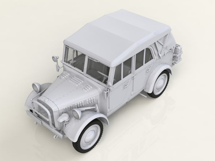ICM 35582 Scale model kit 1:35 le.gl.Einheitz-Pkw Kfz1 WWII German Personnel Car