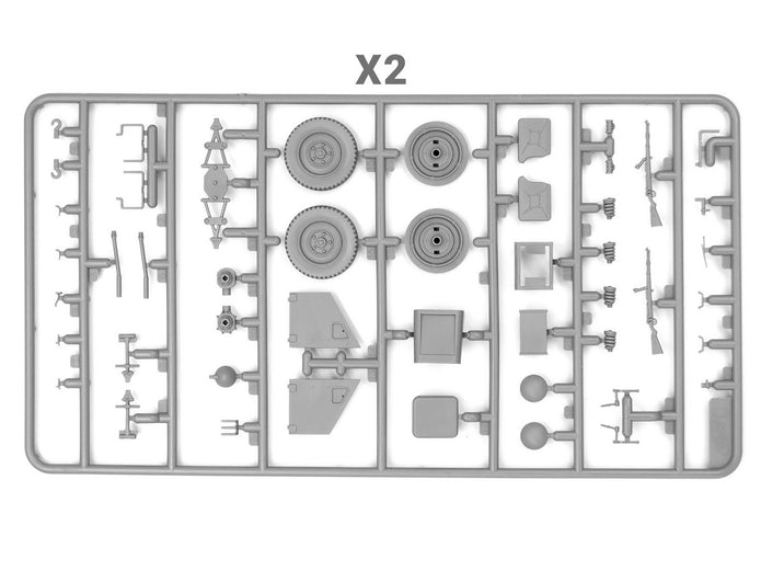 ICM 35583 Plastic car kit models Scale 1:35 Le.glEinheitz-Pkw Kfz2 modelling kit