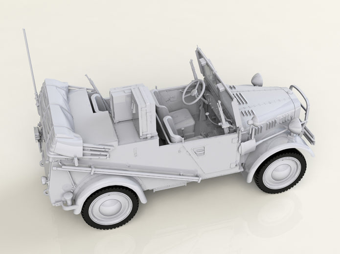 ICM 35583 Plastic car kit models Scale 1:35 Le.glEinheitz-Pkw Kfz2 modelling kit