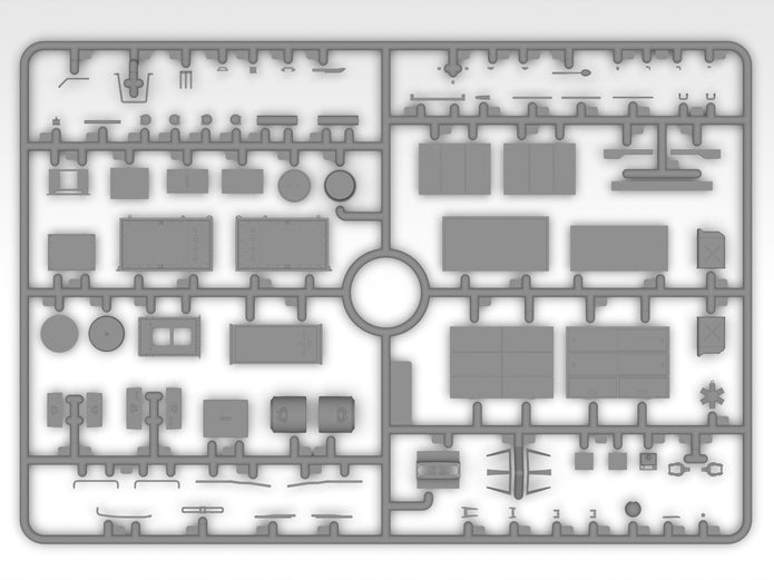 WWII US Army Kitchen Truck Scale 1:35 ICM35587 Plastic Model Truck Kit