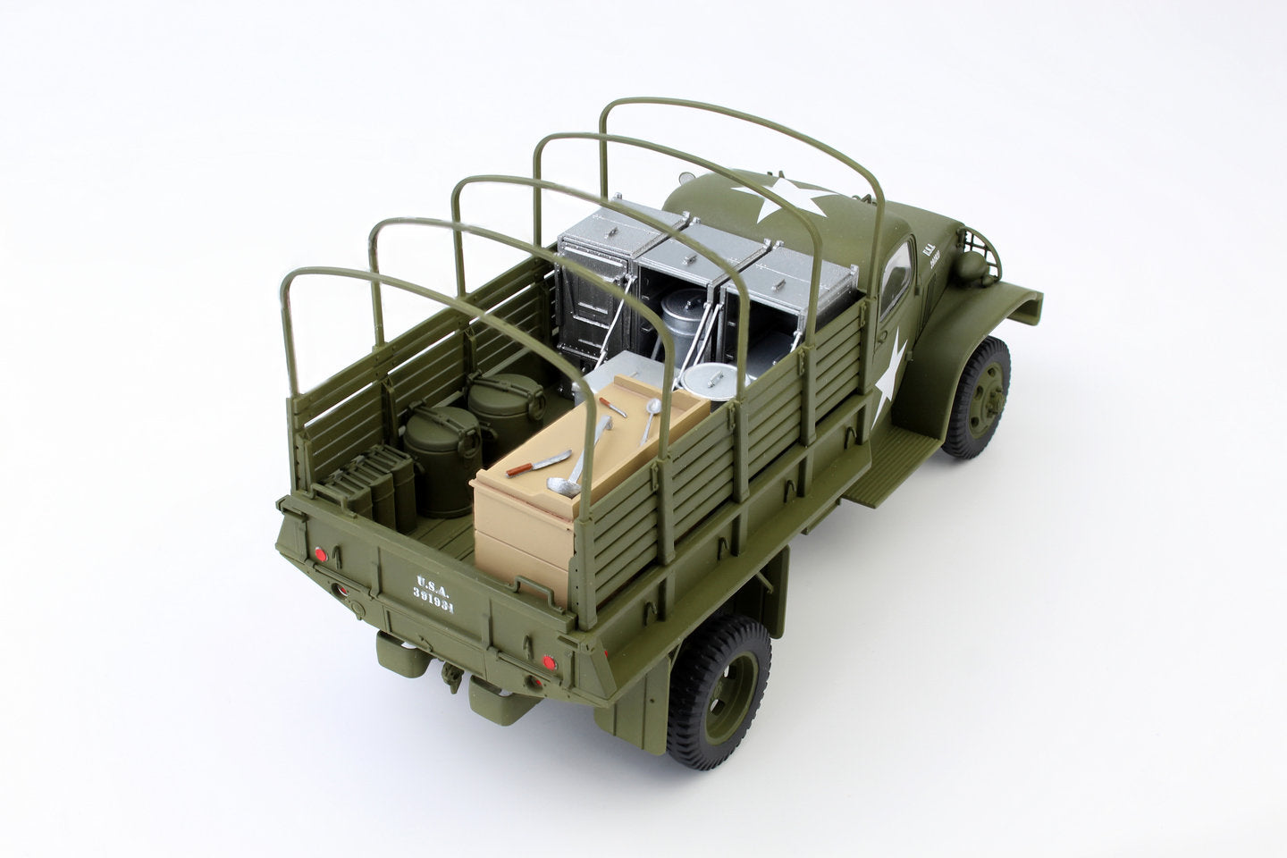 WWII US Army Kitchen Truck Scale 1:35 ICM35587 Plastic Model Truck Kit