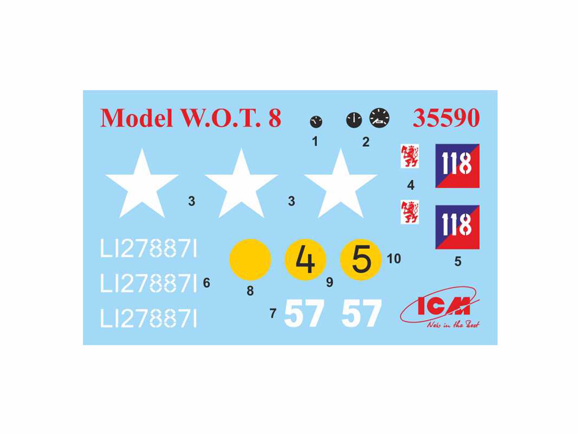 ICM 35590 Plastic model Truck kit Scale 1:35 Model W.O.T. 8, WWII British Truck