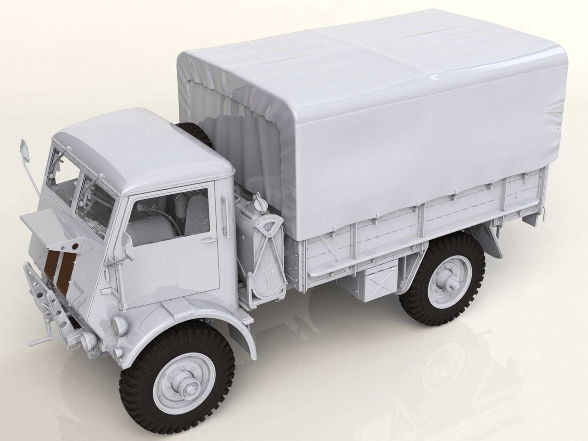 ICM 35590 Plastic model Truck kit Scale 1:35 Model W.O.T. 8, WWII British Truck