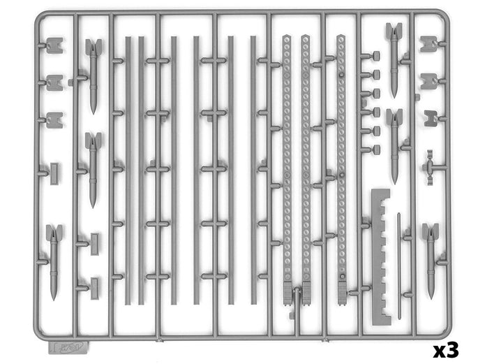 ICM 35591 Plastic model truck kit 1:35 BM-13-16 W.O.T 8 chassis WWII Soviet MLRS