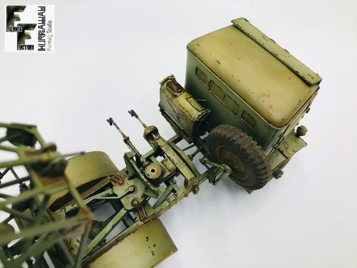 ICM 35591 Plastic model truck kit 1:35 BM-13-16 W.O.T 8 chassis WWII Soviet MLRS
