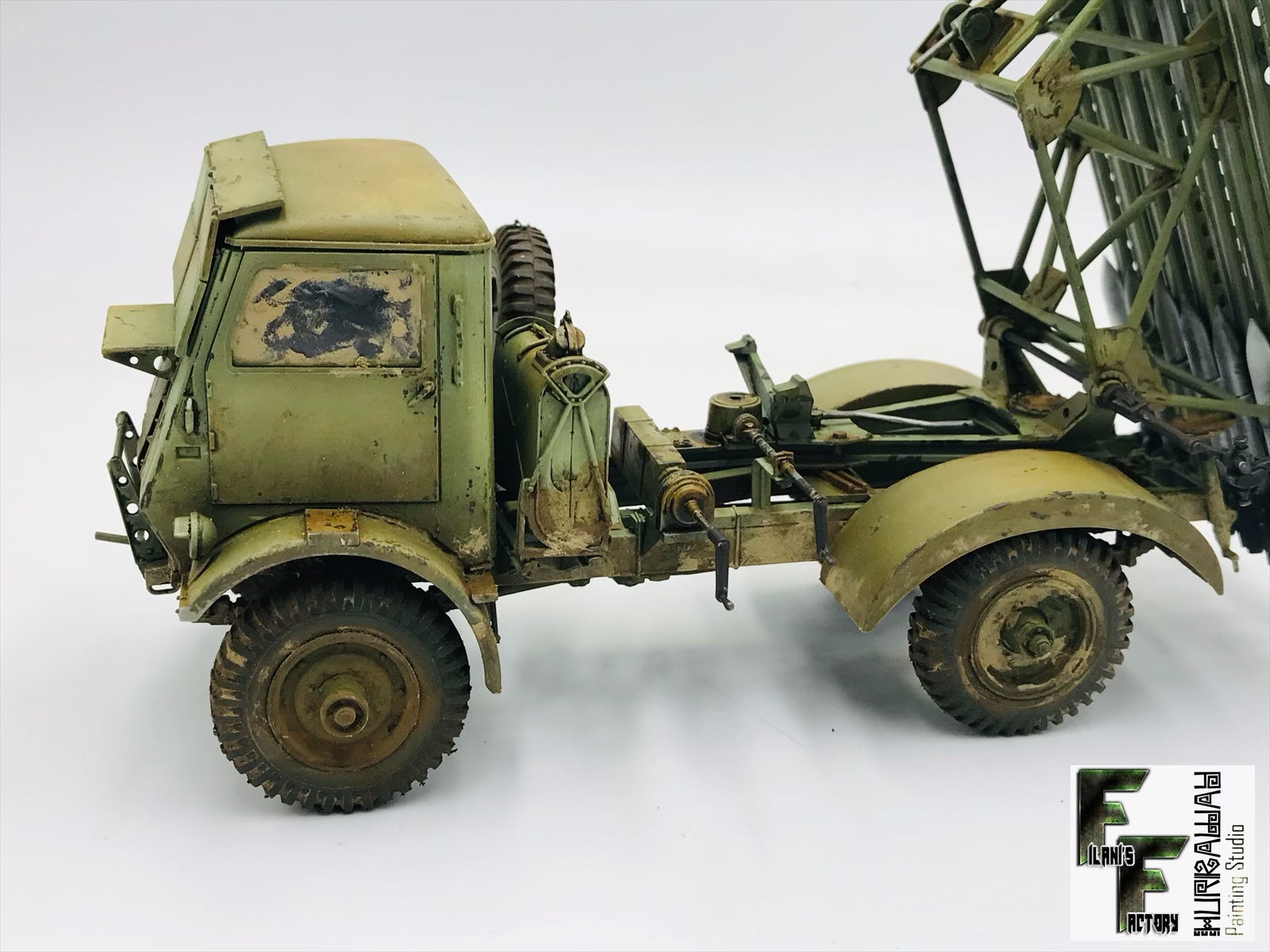 ICM 35591 Plastic model truck kit 1:35 BM-13-16 W.O.T 8 chassis WWII Soviet MLRS