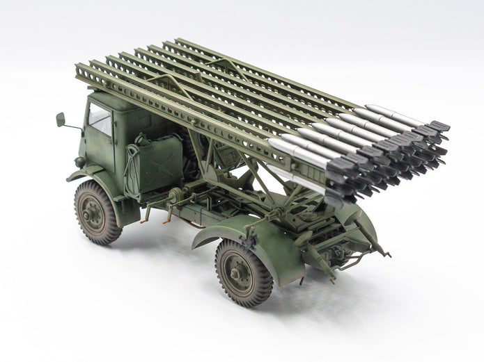 ICM 35591 Plastic model truck kit 1:35 BM-13-16 W.O.T 8 chassis WWII Soviet MLRS