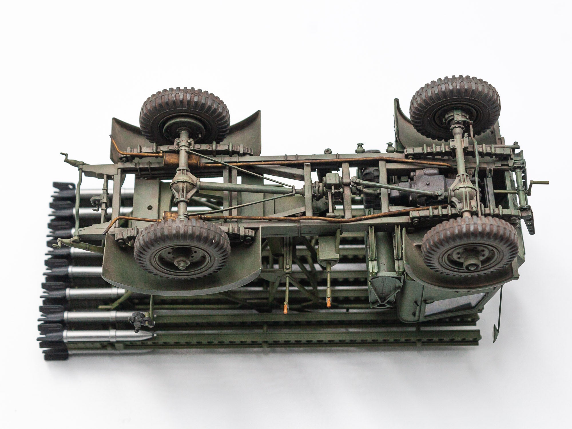 ICM 35591 Plastic model truck kit 1:35 BM-13-16 W.O.T 8 chassis WWII Soviet MLRS