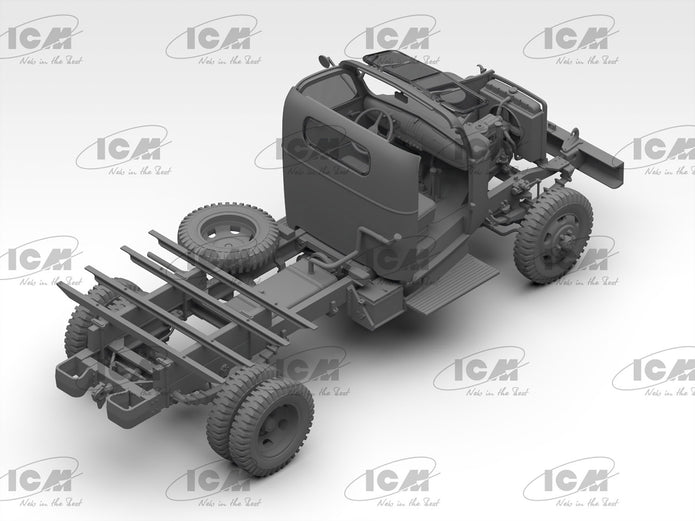 ICM 35593 Plastic model Truck kit Scale 1:35 WWII Army Truck G7107 - kits models