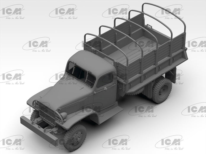 ICM 35593 Plastic model Truck kit Scale 1:35 WWII Army Truck G7107 - kits models