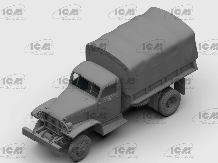 ICM 35597 Plastic model kit Scale 1:35 G7117, US military truck - kits models