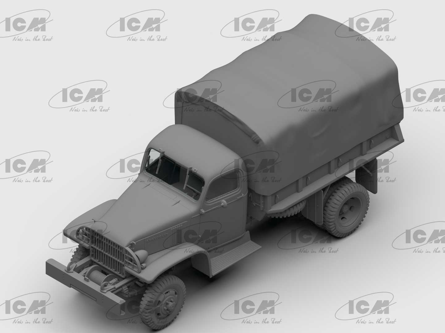 ICM 35597 Plastic model kit Scale 1:35 G7117, US military truck - kits models