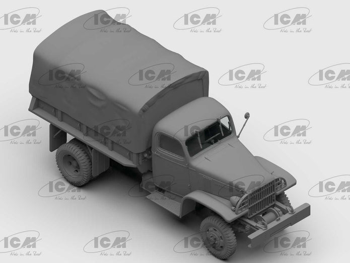 ICM 35597 Plastic model kit Scale 1:35 G7117, US military truck - kits models