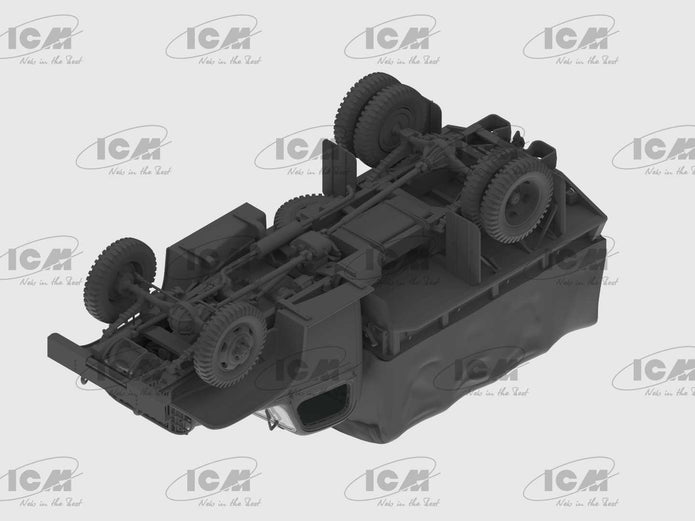 ICM 35597 Plastic model kit Scale 1:35 G7117, US military truck - kits models