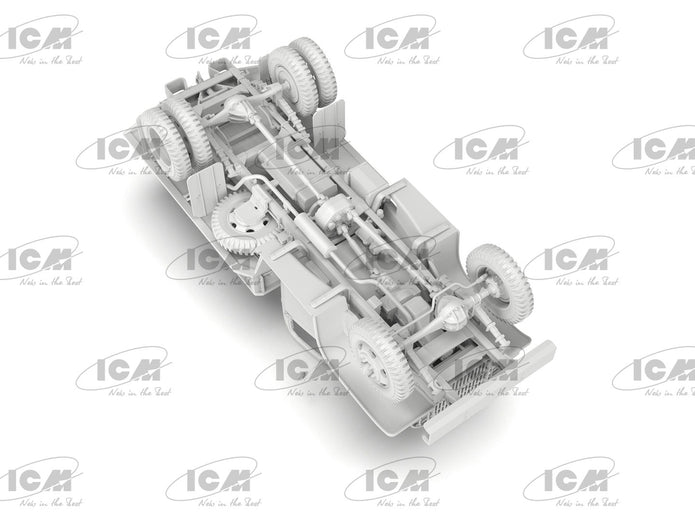 ICM35598 Plastic model car kit Scale 1:35 G7107 US Cargo Truck plastic kit model
