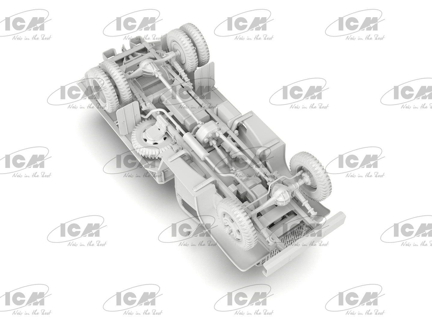 ICM35598 Plastic model car kit Scale 1:35 G7107 US Cargo Truck plastic kit model