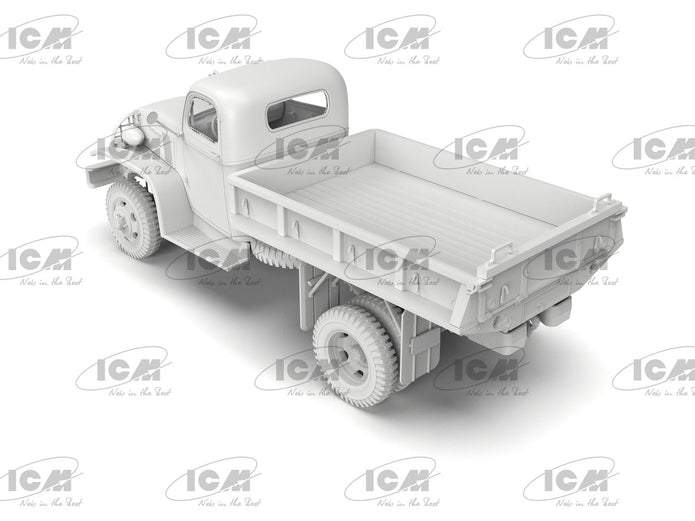 ICM35598 Plastic model car kit Scale 1:35 G7107 US Cargo Truck plastic kit model