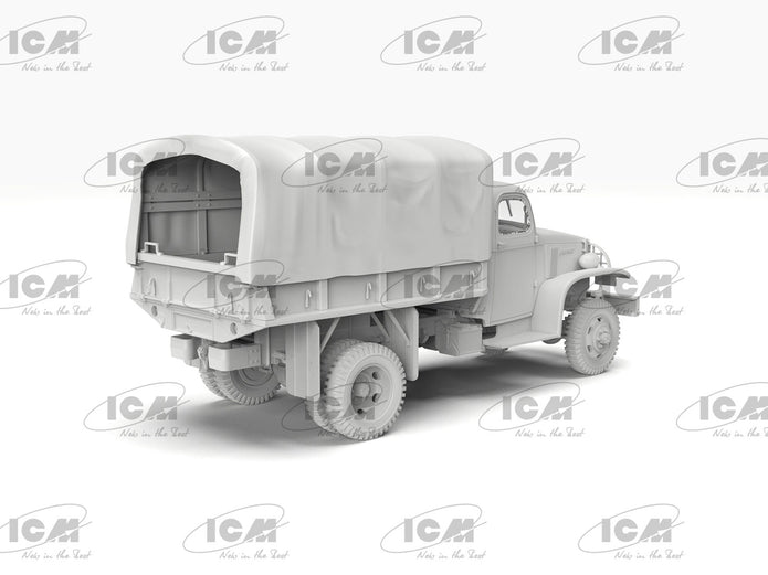 ICM35598 Plastic model car kit Scale 1:35 G7107 US Cargo Truck plastic kit model