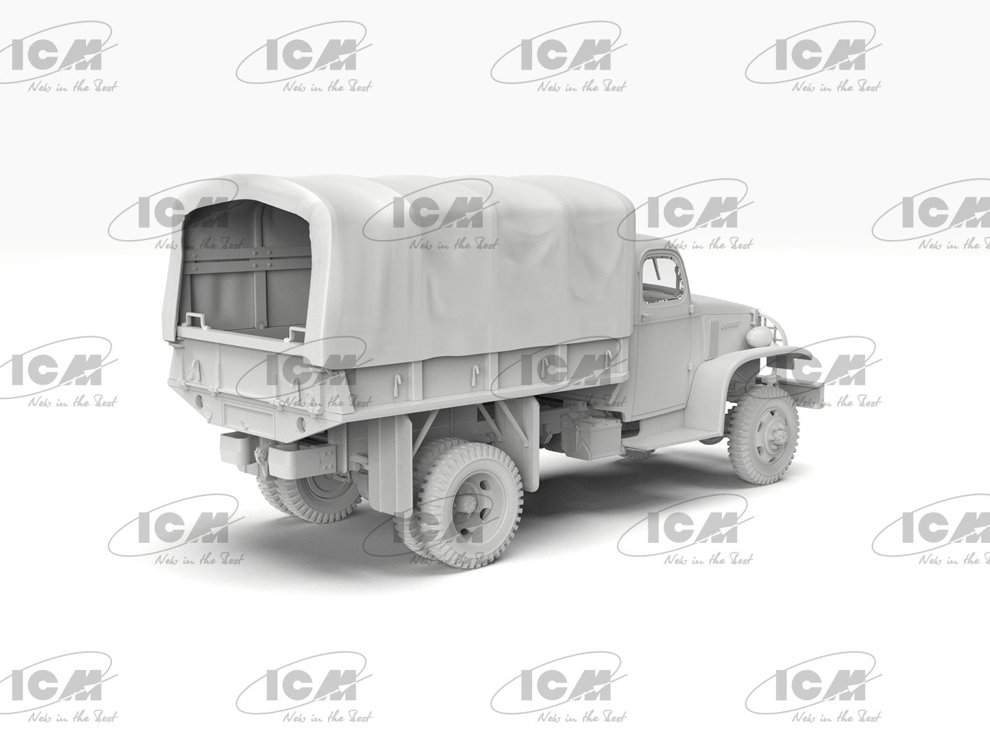 ICM35598 Plastic model car kit Scale 1:35 G7107 US Cargo Truck plastic kit model